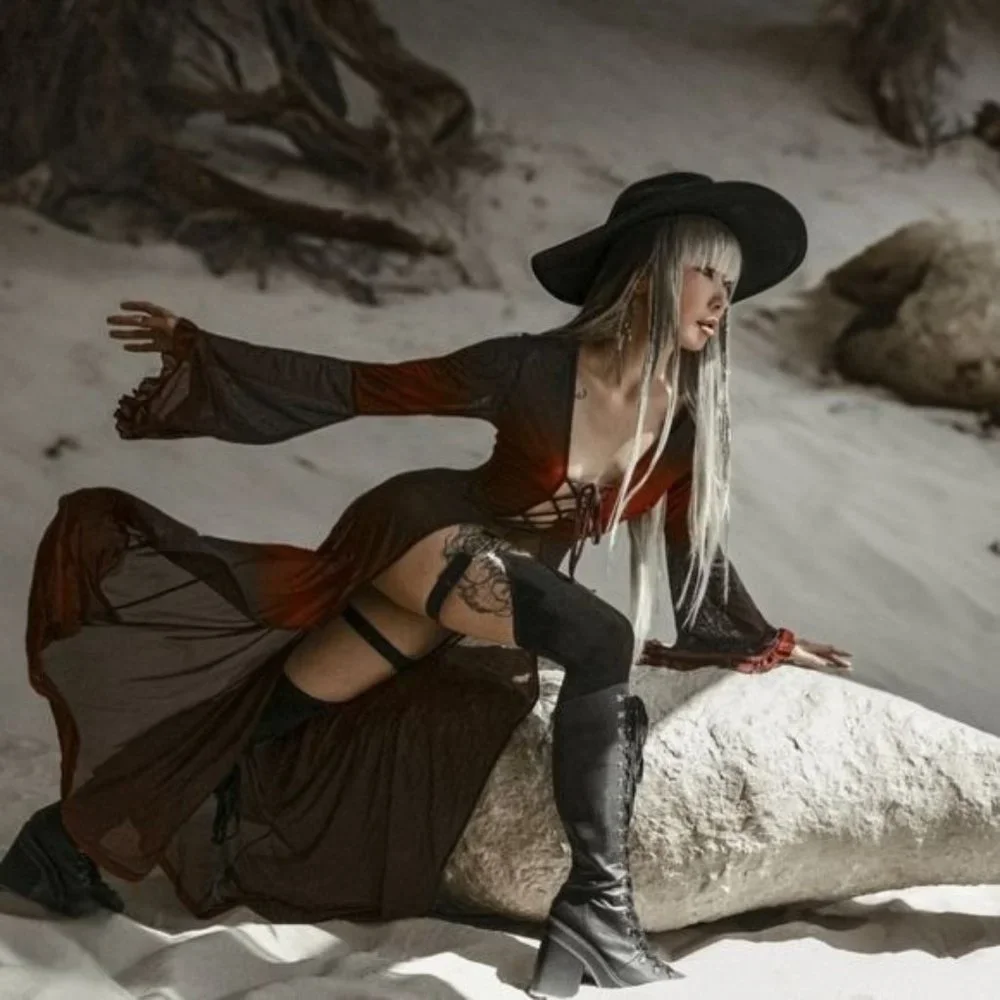 🆕️🆑️ LAST PAIR | Killstar Fiendish Stockings | Black Silver Hardware - Picture 2 of 8